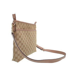Gucci Messenger Canvas bag GG Classic Flat Brown